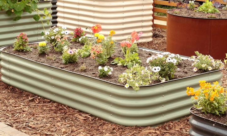 Raised bed garden design