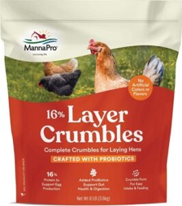 Chicken feed Manna pro crumbles