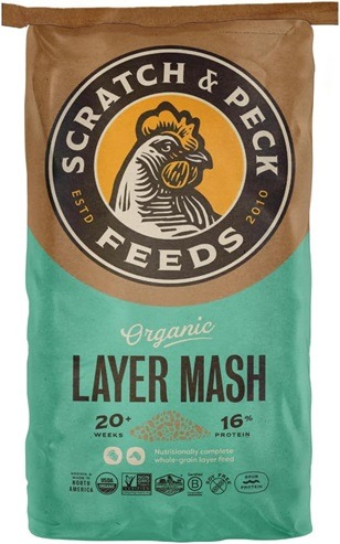 Chicken feed Scratch and Peck Feeds Organic Layer mash Feed