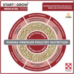 Chick Feed Purina Medicated Start and Grow Nutrition